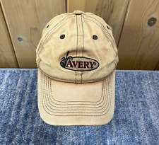 Avery Outdoors Waterfowl Khaki Canvas Adjustable Hat Embroidered Cap
