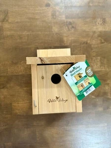 Wild Wings Cedar Box Wren Wild Bird Backyard House With Adjustable Door, Brown - Picture 1 of 4