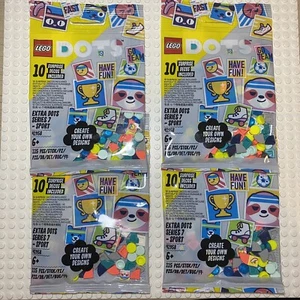 LEGO DOTS: Extra DOTS Series 7 - SPORT 41958 4 PACKS Stocking Filler - Picture 1 of 2