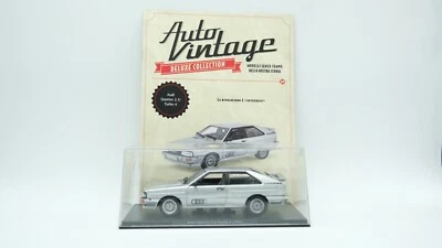MODELLINO AUTO AUDI QUATTRO 2.1 i TURBO - EDICOLA - SCALA 1:24 AUTO VINTAGE#30 - Immagine 1 di 4