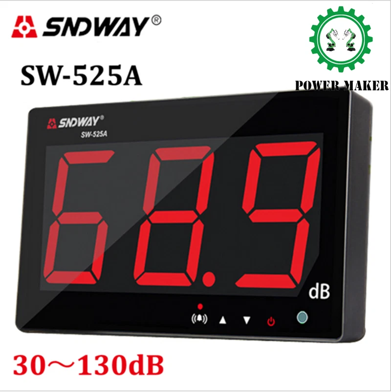Sndway Digital Sound level meter 30~130db large screen display Wall hanging TY - Image 1 of 1