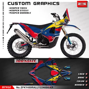 Motorcycle Full Stickers Graphics Decals Kit for KOVE 450 Rally 2022 2023 2024 - Picture 1 of 8