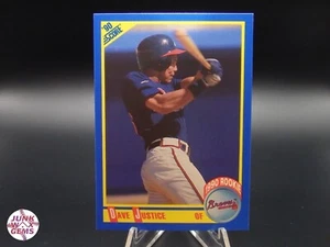 1990 Score #650 Dave Justice RC MINT - Picture 1 of 2