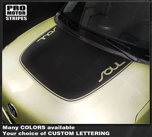 For KIA SOUL 2008-2018 Hood Accent or Blackout Stripe Decal (Choose Color) - Picture 1 of 2