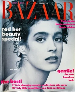 RARE HARPERS BAZAAR April 1989 Sean Young GEENA DAVIS Kelly lynch VOGUE FASHION - Picture 1 of 16