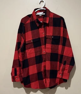 Camicia donna in flanella fidanzato con bottoni nuova con etichetta Old Navy a quadri taglia XL - Foto 1 di 8