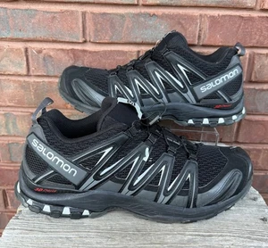 Scarpe da trekking Salomon XA Pro 3D trail running nere taglia 13 sneakers SPEDIZIONE VELOCE!! - Foto 1 di 20
