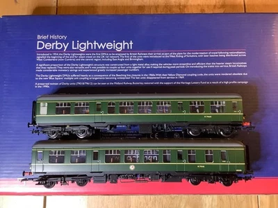 Bachmann 32-515A BR Green Derby Lightweight Two Car DMU Manchester/Hayfield - Image 1 of 4