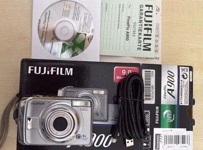 Fujifilm FinePix A900 komplett, geprüft Silber volle Funktion, Händler, Garantie - Bild 1 von 3