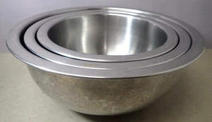 (3) Wolfgang Puck Edelstahl Rührschüssel Set Nesting Cafe Collection - Bild 1 von 11