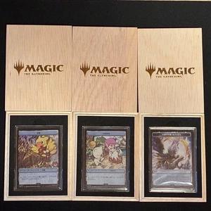 3er Set One Winged Angel Sephiroth Tresure Stainless Token Promo Final Fantasy MTG - Bild 1 von 5