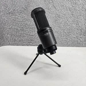 Audio-Technica Microfono USB a condensatore cardioide nero (AT2020USB+) con treppiede - Foto 1 di 10