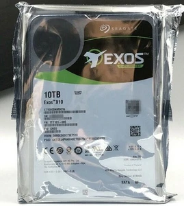 Seagate Exos X10 ST10000NM0016 10TB Enterprise 7.2K 256MB 3.5" SATA HDD Fedex - Picture 1 of 3