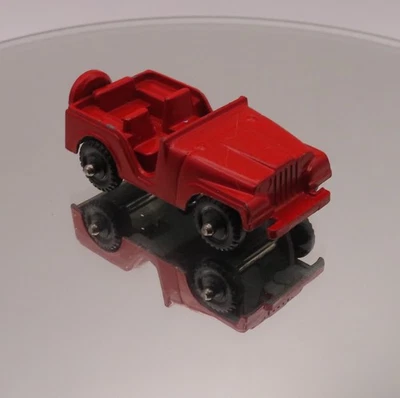 Vintage Midgetoy Red Jeep Diecast Car 1960s Near Mint - Image 1 of 2