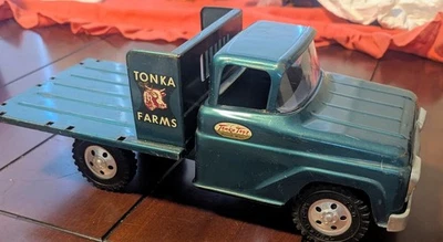 Vintage 1958 Tonka Truck Pressed Steel Nostalgic Toy Pickup Truck Tonka Farms - Image 1 of 4