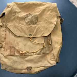 Vintage Boy Scouts of America No 573 Haversack Canvas Diamond Brand Rucksack - Bild 1 von 12