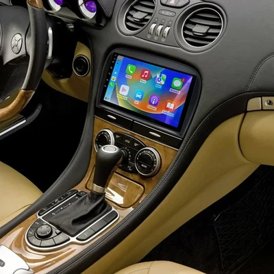 For Mercedes Benz SL R230 SL350 SL500 SL300 Carplay Android Car Radio GPS Navi Foto 1 de 4