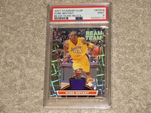 Kobe Bryant 2007 Topps Stadium Club Beam Team Relics Purple Patch PSA 9 MINT - Picture 1 of 2