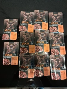 11 x Leonardo Pulled Beef DUCK Katzen Nassfutter - Bild 1 von 2