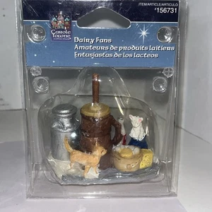 Lemax Carole Towne Accessory-Dairy Fans - Item #156731 Cats Milk Christmas Figur - Picture 1 of 1