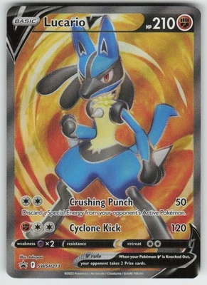Lucario V - Promo SWSH: Sword & Shield Promo Cards SWSH213 NM - Image 1 of 2