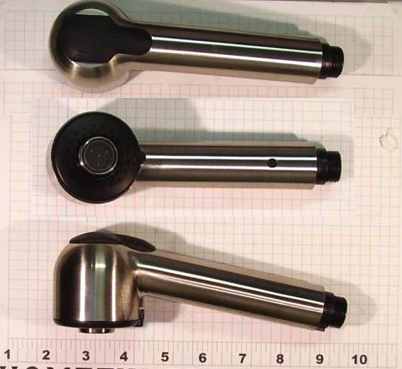 Cabezal extraíble de níquel satinado de repuesto para muchas marcas de fabricantes de grifos Foto 1 de 1