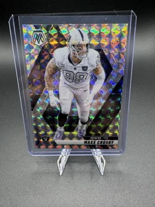 Mosaico de fútbol Maxx Crosby 2025 mosaico plateado Prizm No.249 - Imagen 1 de 2