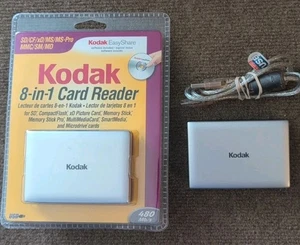 Kodak 6- in-1 Card Reader Windows 98 2000 XP Sealed New! CF/SM/MMC/SD/MS/MD  - Picture 1 of 11