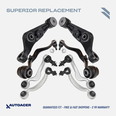 AUTOACER - Kit de brazo de control inferior superior delantero 8p para Lexus LS460 LS600h AWD 07-17 Foto 1 de 4