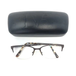 Diane Von Furstenberg DVF8056 Glasses Frames Brown Square Eyeglasses Frame Only - Picture 1 of 13