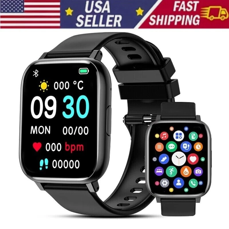 🔥2025 Smart Watch For Men/Women, Waterproof Smartwatch Bluetooth iPhone Samsung