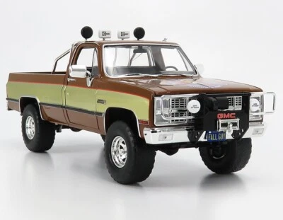 1982 GMC K-2500 PICKUP TRUCK "THE FALL GUY" BROWN CREAM 1:18 SCALE BY GREENLIGHT - Image 1 of 4