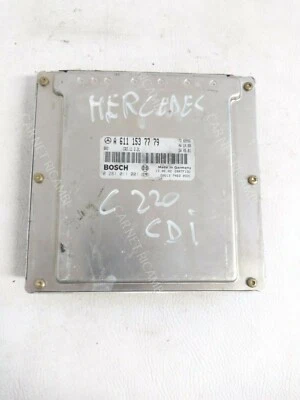 A6111537779 CENTRALINA MOTORE MERCEDES-BENZ C W203 220 105KW 0281011001 EDC15C6 - Immagine 1 di 4