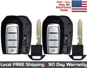 2x New Replacement Proximity Key Fob SHELL / CASE For 2020-2022 Infiniti Q50 Q60 - Picture 1 of 11