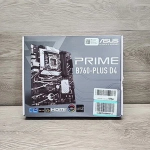 ASUS PRIME B760-PLUS D4 LGA 1700 ATX Motherboard 128GB,4xDDR4,1 x PCIe 5.0 x16 s - Picture 1 of 10