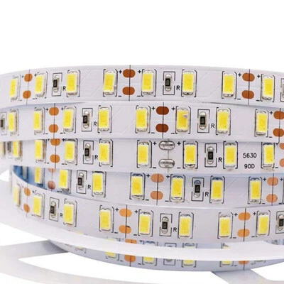 led strip 5630 5730 DC 12V waterproof tape light 60led/m 120led/m rope stripe 5m - Image 1 of 4