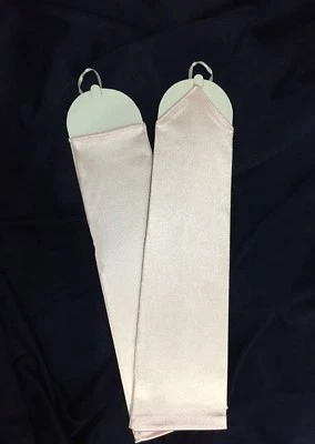 Guante 15" Largo Elástico Satén Dedo Sin Dedos.Boda Novia.Promoción.¡Elige tu Color! Foto 1 de 4