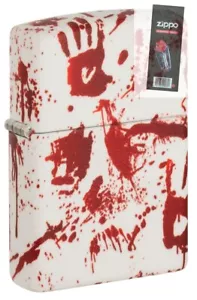 Zippo 49808 Bloody Hand Design 540 Color Windproof Lighter + FLINT PACK - Picture 1 of 1