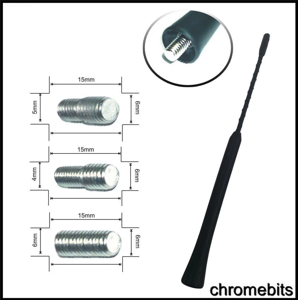 Voiture Radio/Stéréo Universel Flexible Antenne Excellent Reception Am / Fm - Photo 1/1
