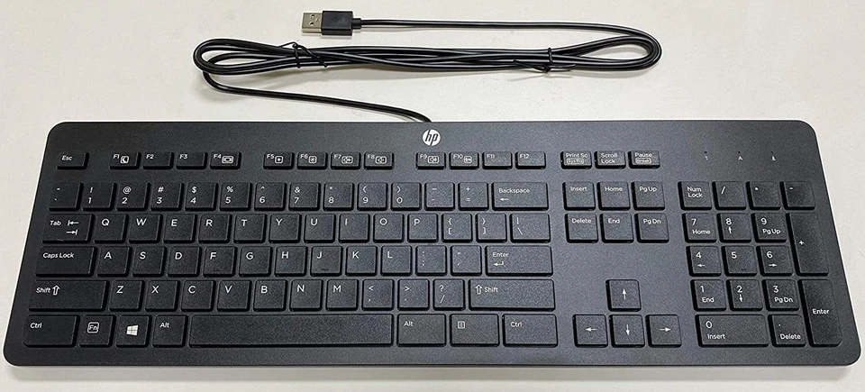 HP USB Slim Style Enhanced Keyboard - 803181-161 - Image 1 of 1