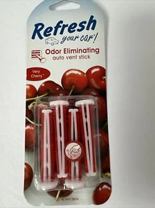 Refresh Your Car! E301434400 Very Cherry Scent Car Vent Stick Clip - Picture 1 of 2