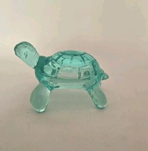 Aqua Turtle Massage Tool Decor Figure Vintage 90s Hand Held Manual Massager - Picture 1 of 8