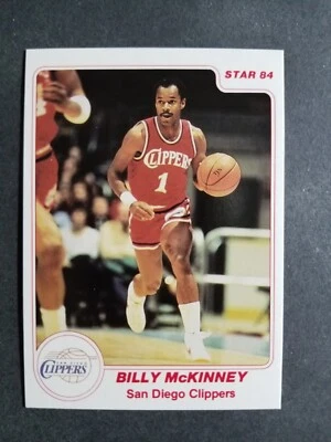 1983-84 Star BILLY MCKINNEY card # 128   [C1] - Image 1 of 2