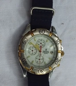 FESTINA Chronograph quartz, 90er Jahre, neue Batterie und Armband - Bild 1 von 3