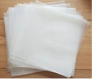 New 200 Pack 7" 250G PLASTIC INNER POLYTHENE RECORD SLEEVES / COVERS - Picture 1 of 11