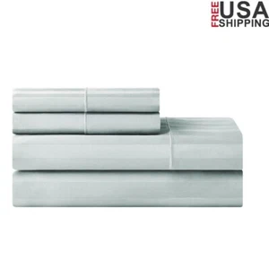 Luxury 600 Thread Count Egyptian Cotton Sateen Bed Sheet Set Full Deep Pocket US - Picture 1 of 11