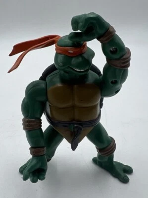 Teenage Mutant Ninja Combat Warrios Mike 2005 Playmates Toys Michelangelo - Immagine 1 di 4