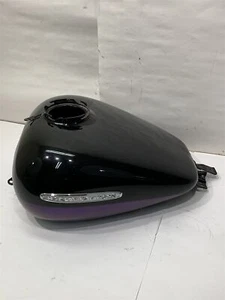 2010 Harley-Davidson Electra Glide Gas Fuel Tank Flame Blue Pearl/Black - Bild 1 von 8