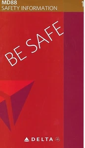 Safety Card - Delta - MD-88 - 2011 (S4584) - Picture 1 of 1
