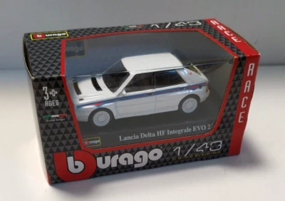 BURAGO RACE  1:43 AUTO DIE CAST  LANCIA DELTA HF INTEGRALE EVO 2  ART  18-38012 - Immagine 1 di 2